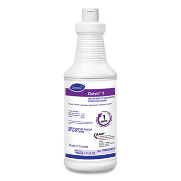 Diversey™ Oxivir 1 Rtu Disinfectant Cleaner, 32 Oz Spray Bottle, 12-carton freeshipping - TVN Wholesale